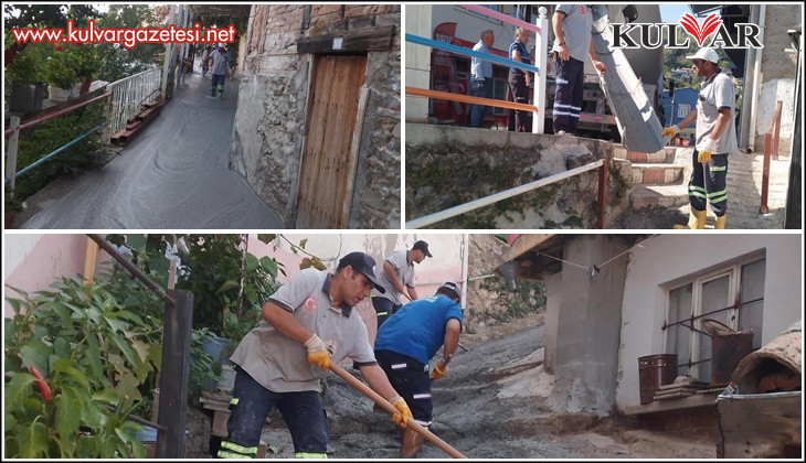 Babadağ’ın Gazi Mahallesinde tamamlanan yol çalışmaların ardından hizmete sunuldu