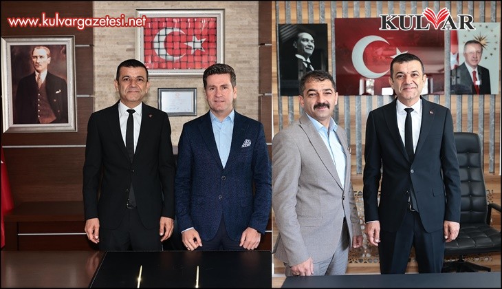 Başkan Çavuşoğlu, Kale ve Tavas ilçe başkanlarıyla görüştü
