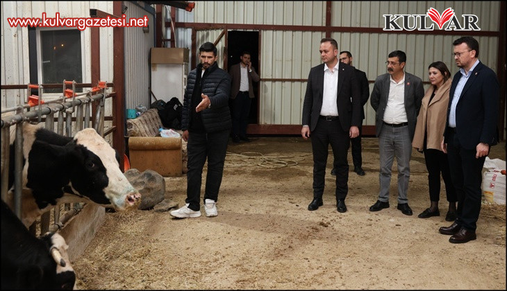 Başkan Dere, şap hastalığından mağdur olan aileleri yalnız bırakmadı