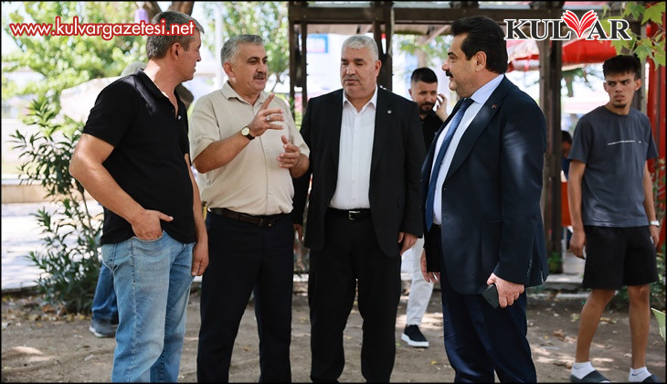 BAŞKAN ERTEMUR MAHALLE ZİYARETLERİNİ SÜRDÜRÜYOR