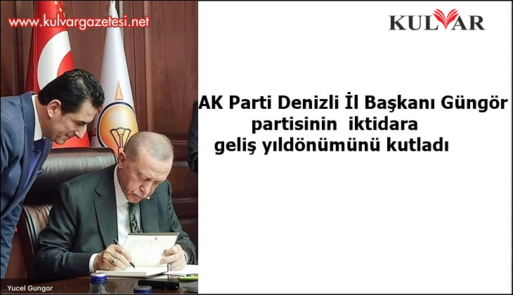 Başkan Güngör; "Milli ve yerli lider Recep Tayyip Erdoğan ile yola devam ediyoruz"