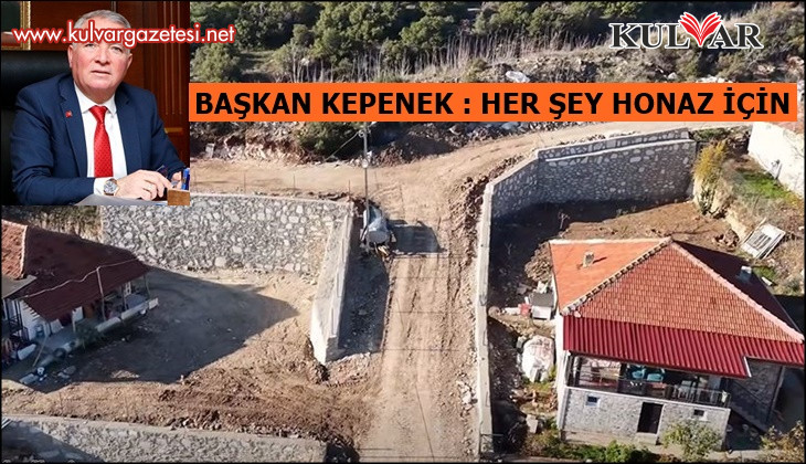 Başkan Kepenek; "Hemşehrilerimizin yaşam alanlarını güzelleştirmek için çalışmaya devam ediyoruz"