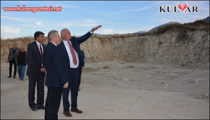 Başkan Kumral devam eden projeleri yerinde inceledi