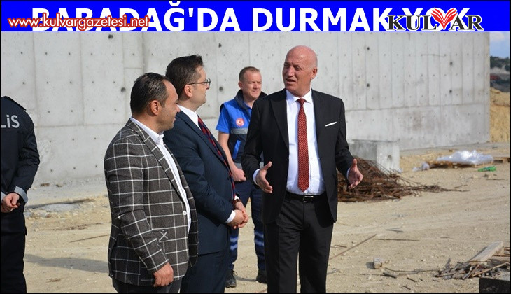 Başkan Kumral devam eden sosyal tesis ve spor sahası projelerini yerinde inceledi