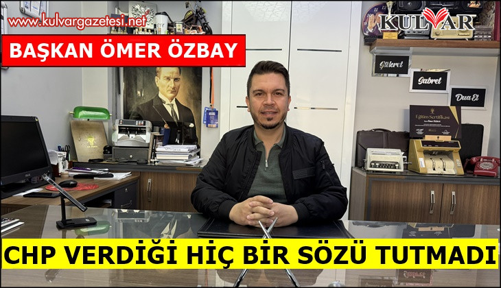 Başkan Özbay; "CHP'li Buldan ve Büyükşehir belediyeleri daha kendi aralarında anlaşamıyor"