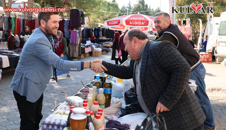  Başkan Tatık esnaf ve vatandaşların arasında