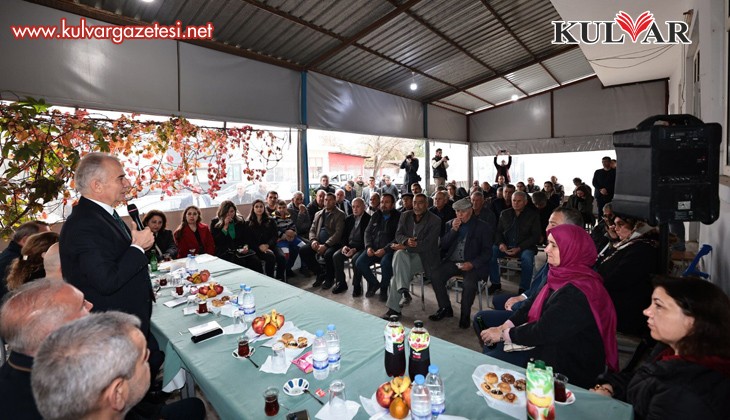 Başkan Zolan Sarayköy’de halkla buluştu