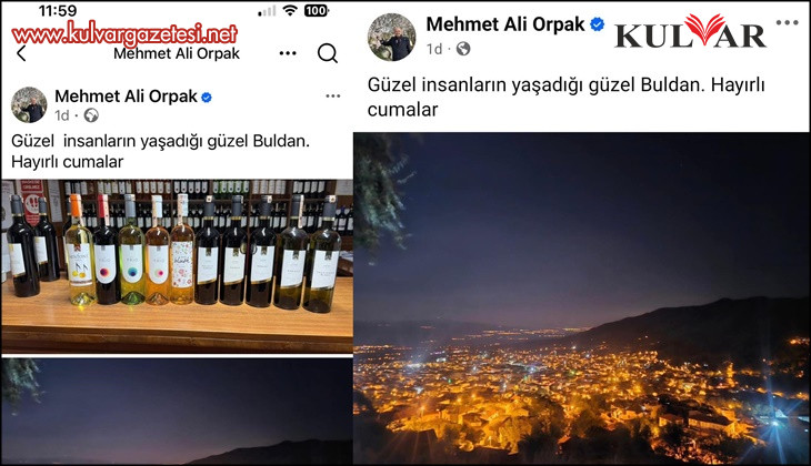 Belediye başkanından alkollü cuma paylaşımı