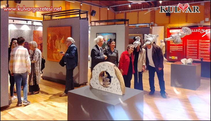 Belleğin İzi Sergisi’nde PAÜ’lü Öğretim Üyesi Eserleri ile Yer Aldı