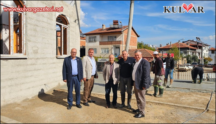 Beyağaç Çarşı Cami inşaatı sona yaklaştı