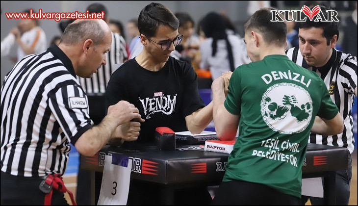 Bilek güreşi grup heyecanı Denizli’de başlıyor