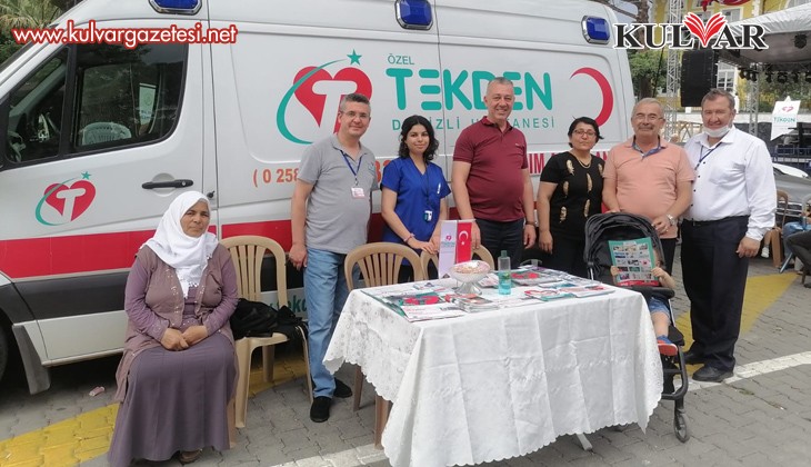 Buldan Dokuma Festivaline sağlık desteği verdi