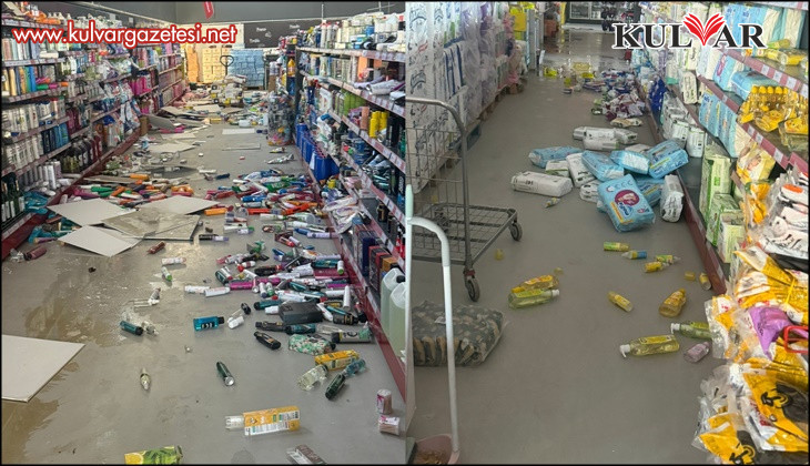 Buldan’da 5.1'lik depremin ardından bazı işletmelerde hasar meydana geldi