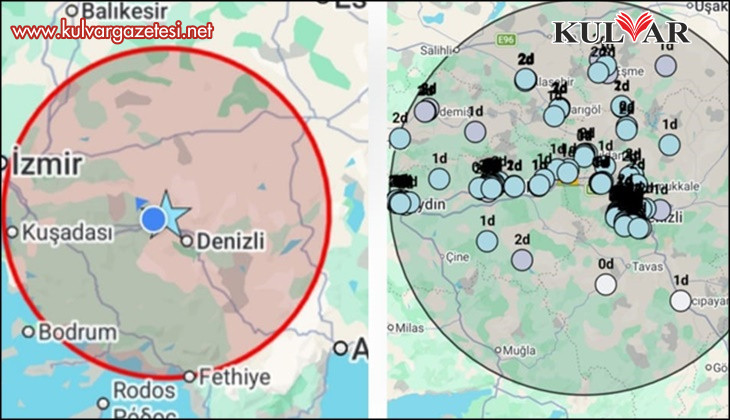 Buldan’da sabah saatlerinde deprem paniği yaşandı