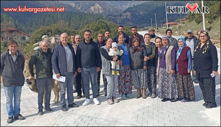 Buldan'daki yılların yol sorununu Denizli Büyükşehir Belediyesi çözdü