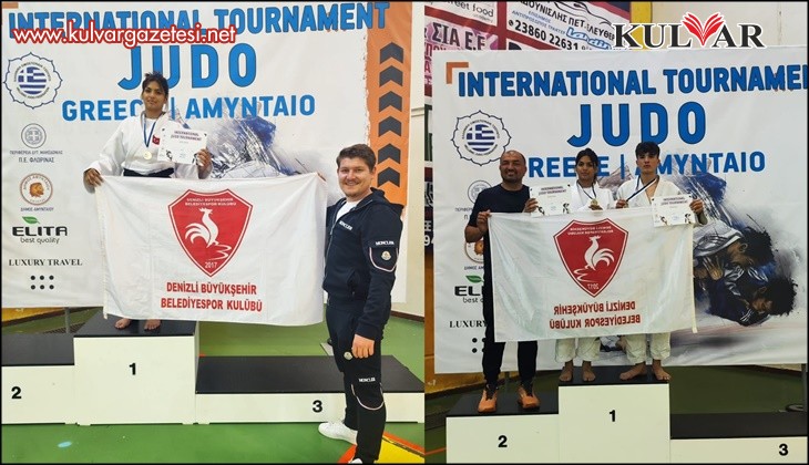Büyükşehir Judo Takımı’ndan 2 altın madalya geldi