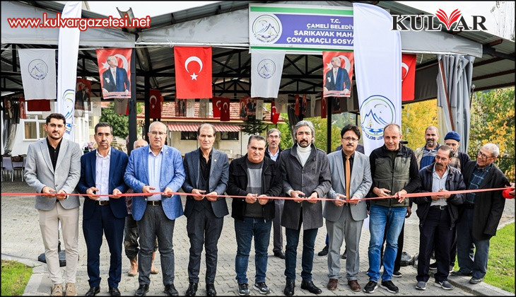 Çameli Belediyesi, Sarıkavak Mahallesine sosyal tesis ve muhtarlık binası kazandırdı