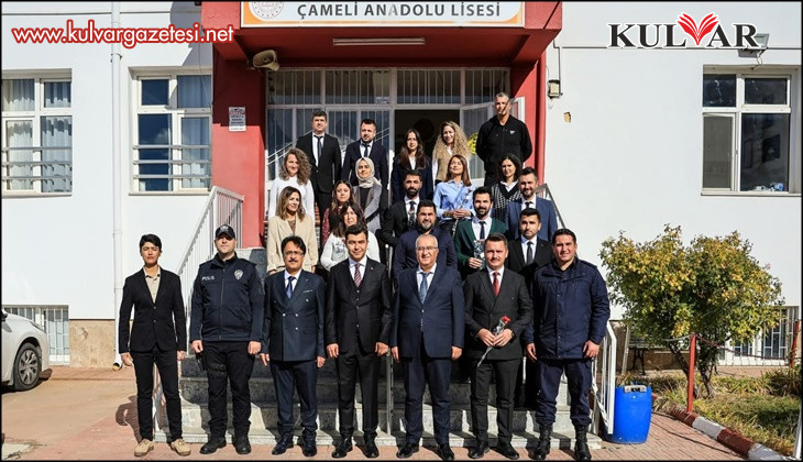 Çameli protokolü öğretmenleri yalnız bırakmadı