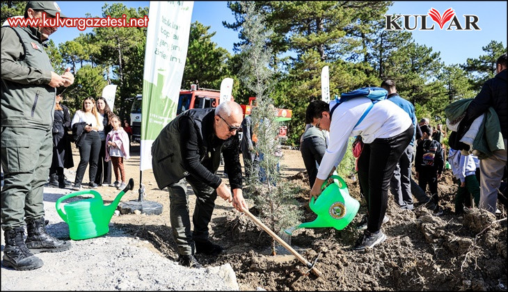 Çameli’de 11 Kasım Milli Ağaçlandırma Günü kapsamında fidanlar toprakla buluştu