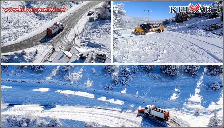 Çameli’de kış şartlarına karşı tam güç mücadele