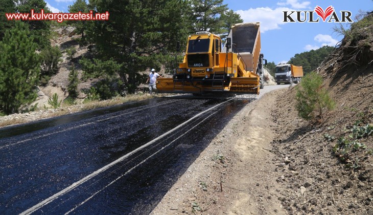  Çameli’nde asfalt çalışmaları başladı