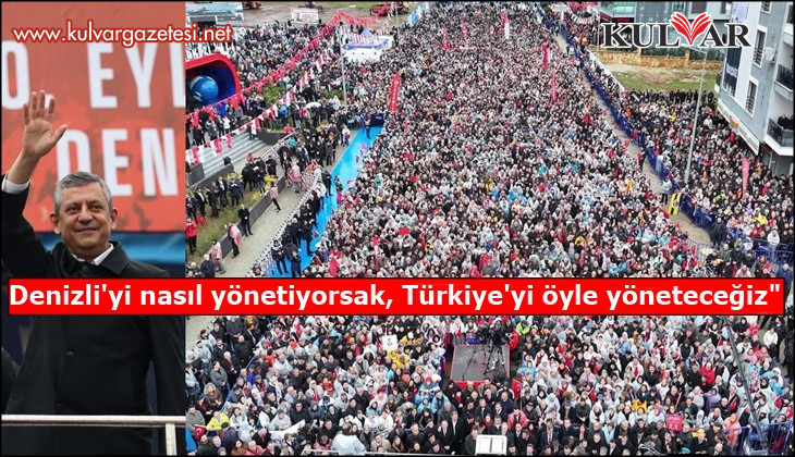 CHP Genel Başkanı Özel: "Seçim sath-ı mailindeyiz, kapı kapı gezmeye var mısınız?"