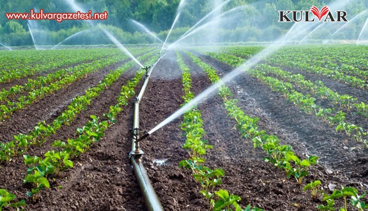 Çiftçilere sulama sistemi desteği verildi