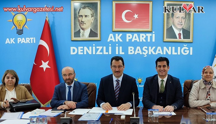 Denizli AK Parti seçim çalışmalarını gözden geçirdi
