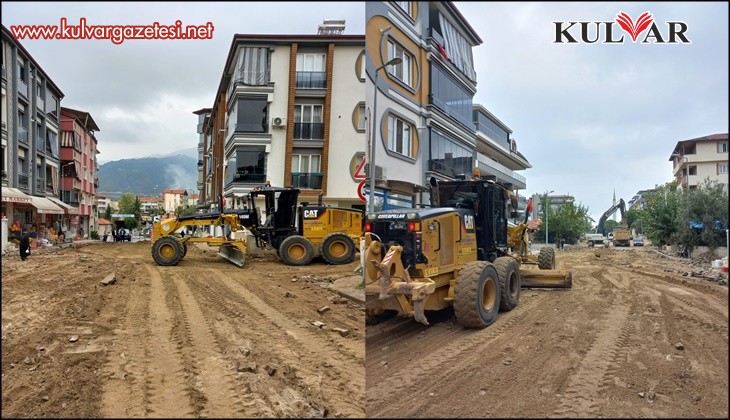 Denizli Büyükşehir, Buldan'da sıcak asfalt çalışması başladı