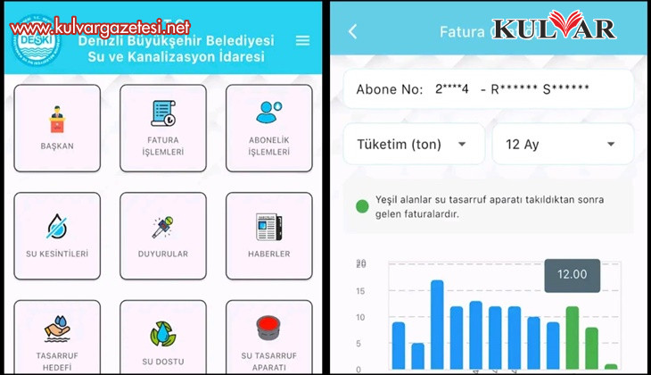 Denizli Büyükşehir DESKİ’den mobil uygulama