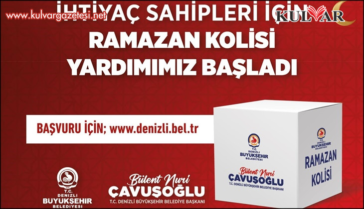 Denizli Büyükşehir ihtiyaç sahiplerine Ramazan kolisi ulaştıracak