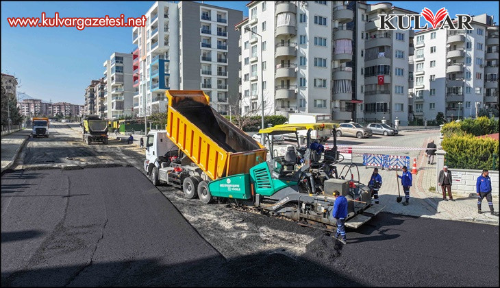 Denizli Büyükşehir, yol çalışmalarına devam ediyor