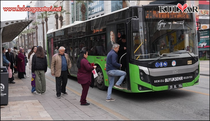 Denizli Büyükşehir’den bayramda ücretsiz ulaşım kolaylığı