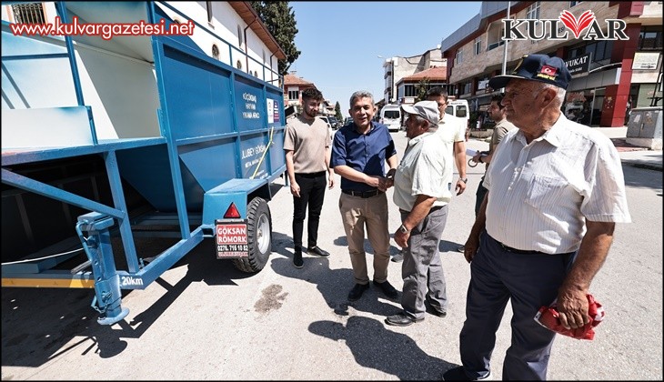 Denizli Büyükşehirden Çallı üreticiye ekipman desteği