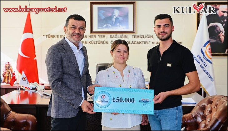 Denizli Büyükşehir’den kırsalda evlenen gençlere tam destek