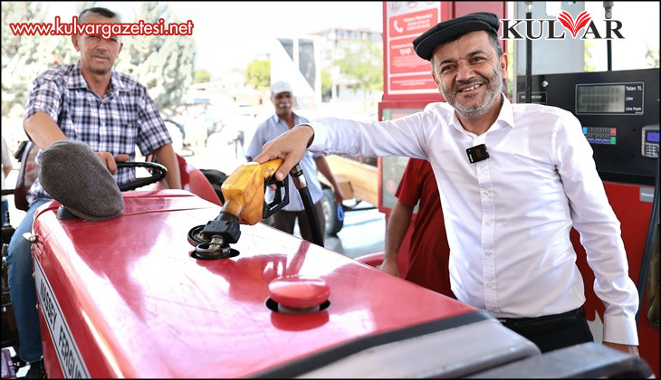 Denizli Büyükşehir’den üreticiye mazot desteği