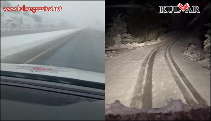 Denizli emniyeti sürücülere kar yağışı sonrası uyarıda bulundu