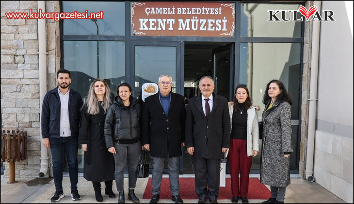 Denizli İl Kültür ve Turizm Müdürü Özel, Çameli Belediye Başkanı Arslan'ı ziyaret etti