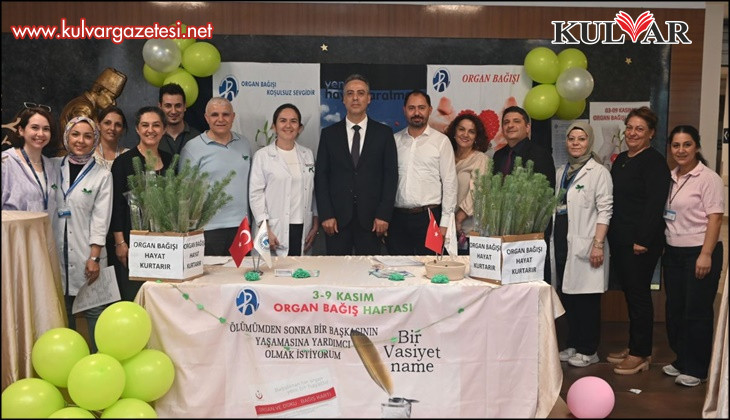Denizli Orman Bölge Müdürlüğünden PAÜ Hastaneleri Organ Bağışı Haftasına Anlamlı Destek