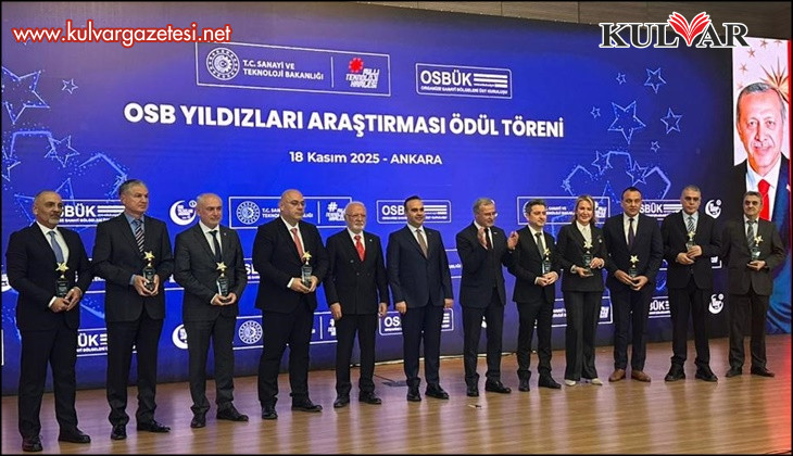 Denizli OSB, OSB’nin Yıldızlarında ödüllendirildi