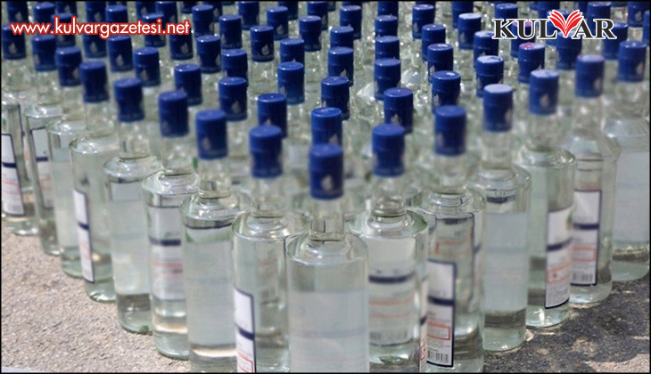 Denizli’de 3 bin litre kaçak alkol yakalandı