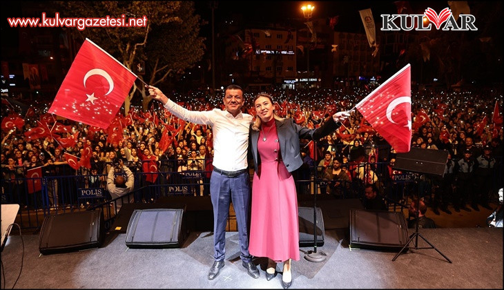 Denizli’de Cumhuriyetin sevinç ve coşkusu doyasıya yaşandı