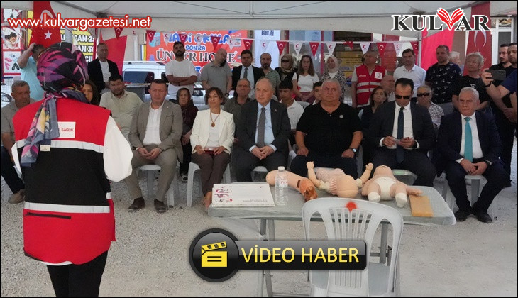 Denizli'de esnaf ve vatandaşlara ilk yardım ve Heimlich manevrası eğitimi verildi