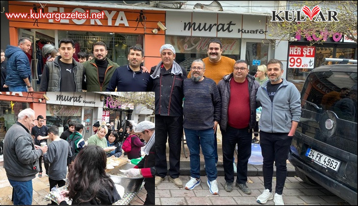 Denizli'de esnaflardan Regaip Kandili hayrı
