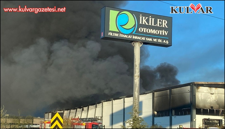 Denizli’de filtre fabrikasını alevler sardı