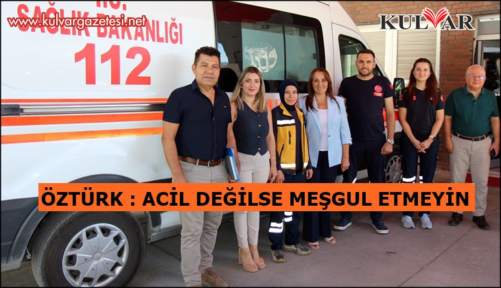 Denizli'de gelen 475 bin çağrıda 104 bin hastaya ambulans hizmeti verildi