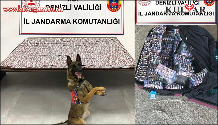 Denizli’de jandarma uyuşturucu tacirlerine geçit vermiyor