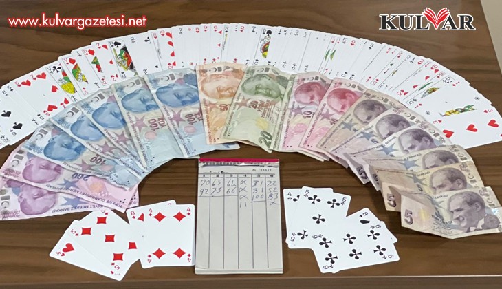 Denizli’de kumar oynayan 32 kişiye 58 bin lira ceza kesildi