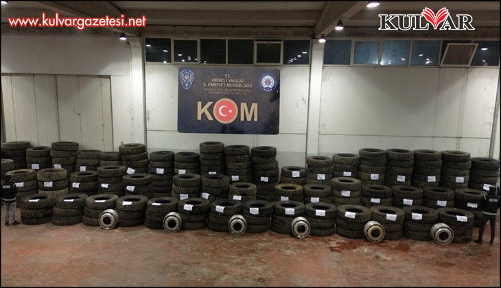 Denizli’de piyasa değeri 3 milyon TL olan kaçak mala el konuldu