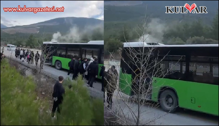 Denizli'de şehir içi otobüslerde çıkan yangınlar korkuya neden oldu